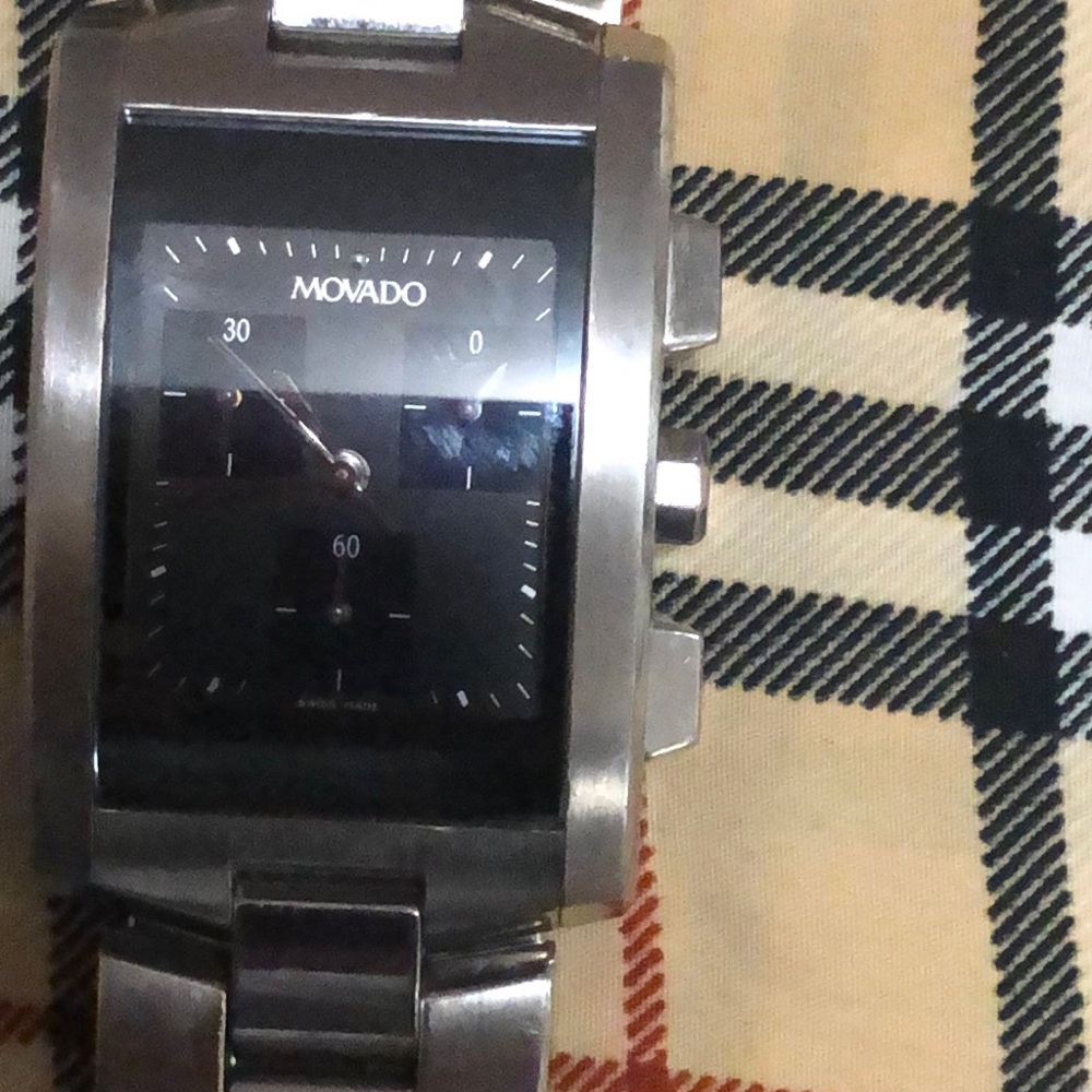 MOVADO ELIRO Chronograph WACH STAINLES Steel